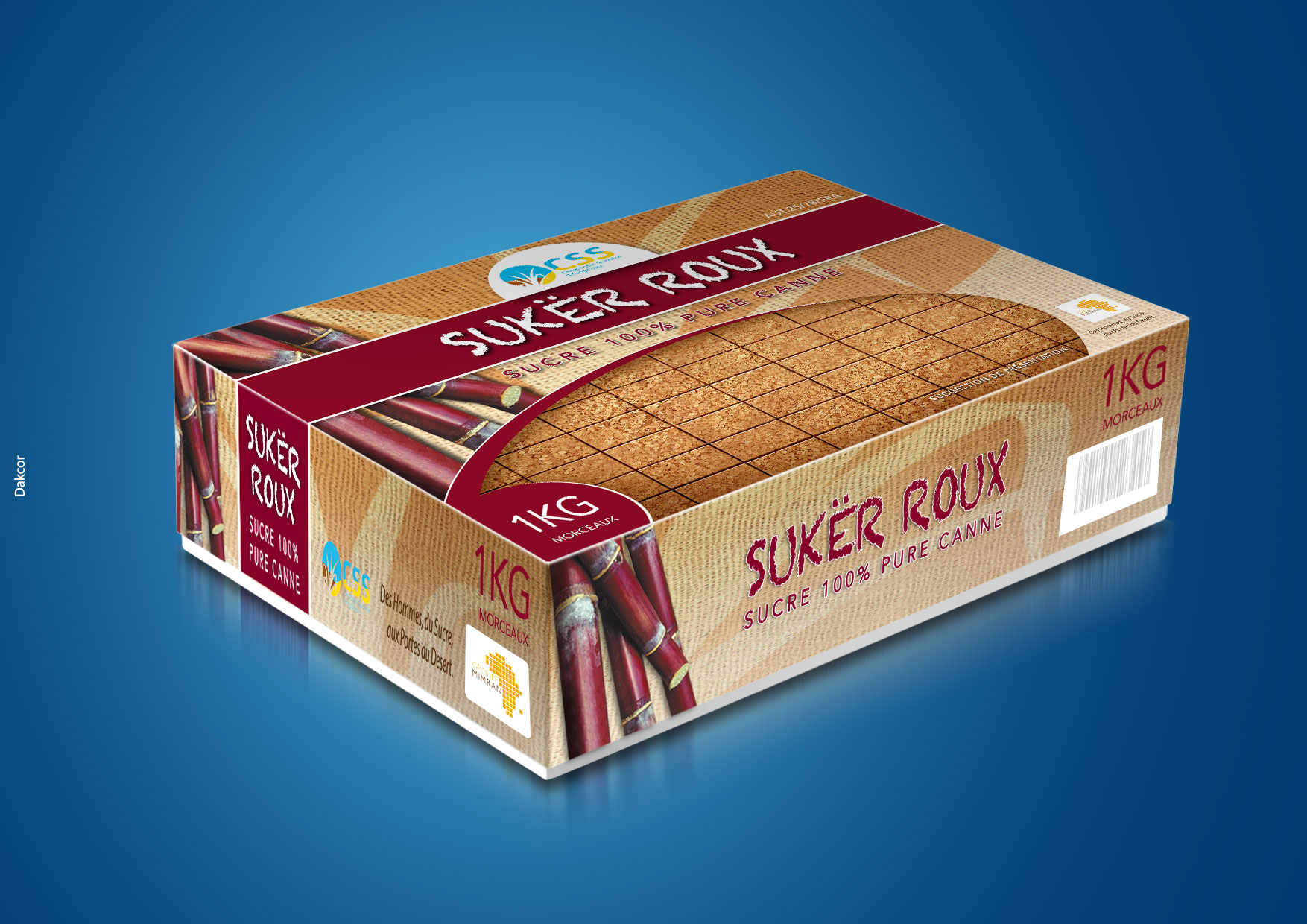 Sukër Roux Morceaux 1 KG