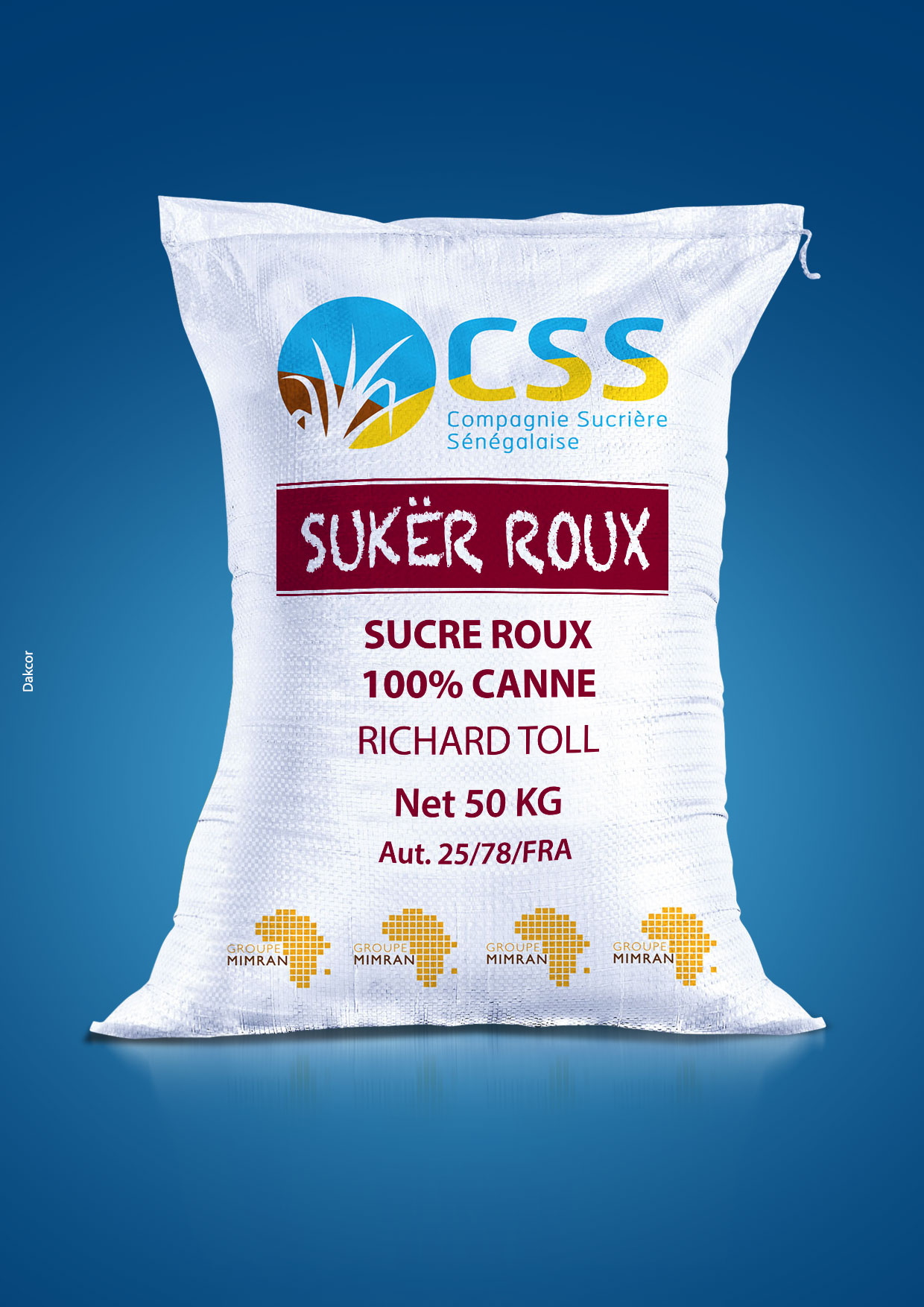 Sukër Roux Sac 50 KG
