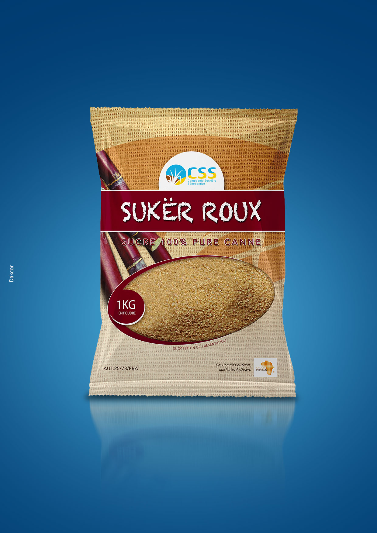 Sukër Roux Sachet 1 KG
