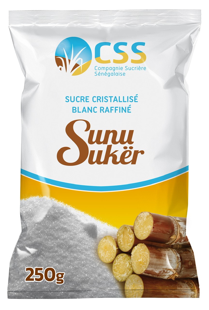 Sunu Sukër Blanc Sachet 250 G